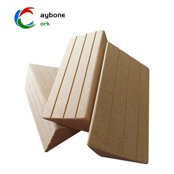 Blok Yoga Segi Tiga Gabus Ketumpatan Tinggi