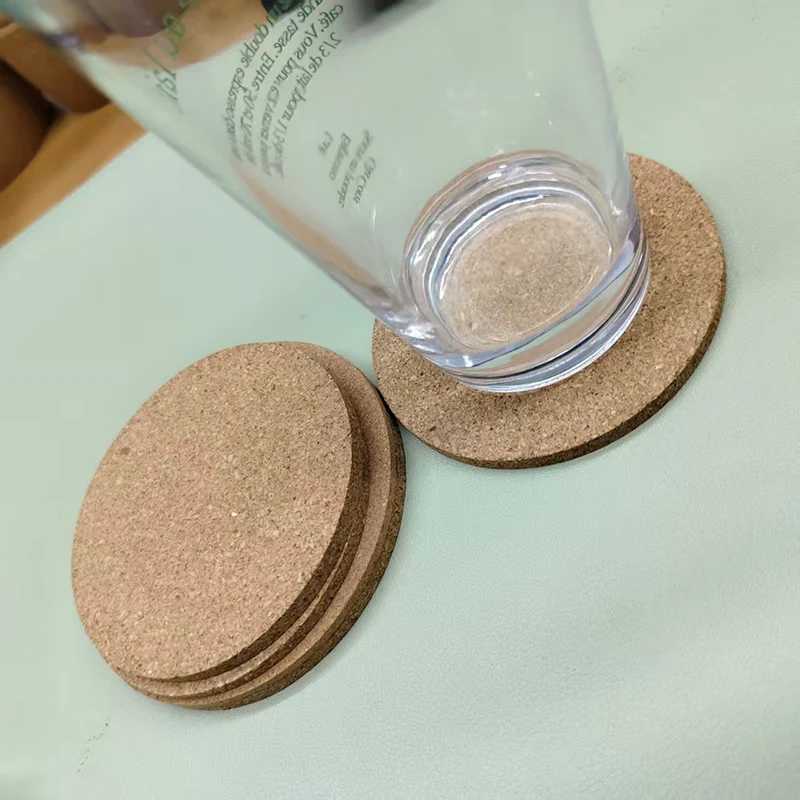 Cork Coaster Bulat untuk Minuman